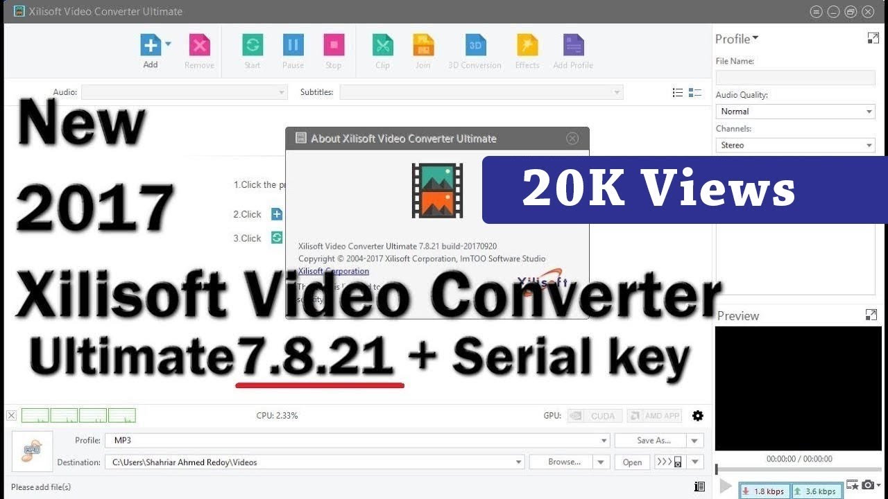 Free xilisoft video converter